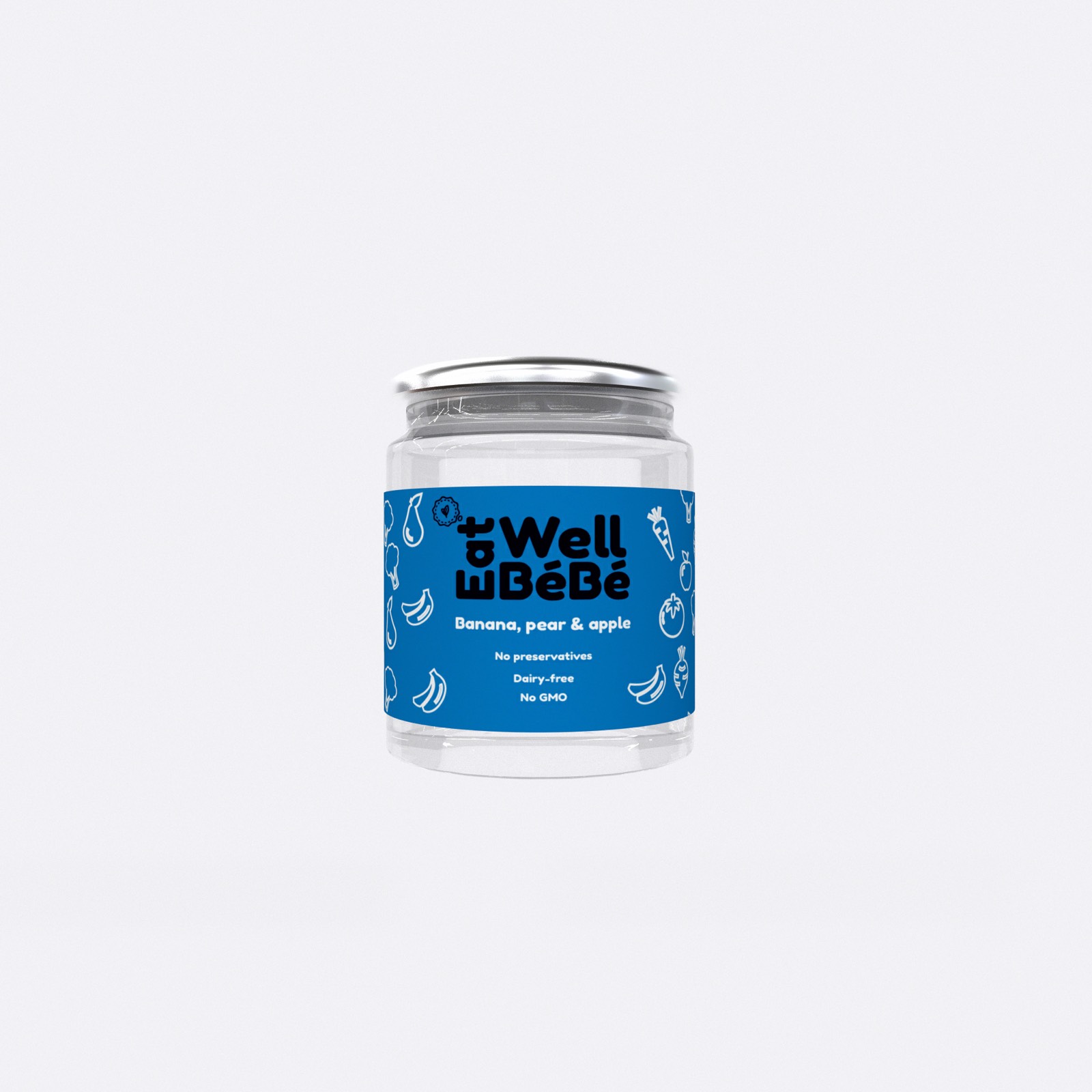 Eatwellbebe Jar - Banana Pear and Apple