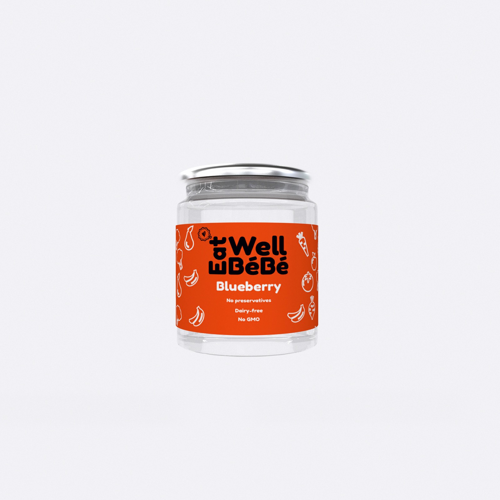 Eatwellbebe Jar - Blueberry