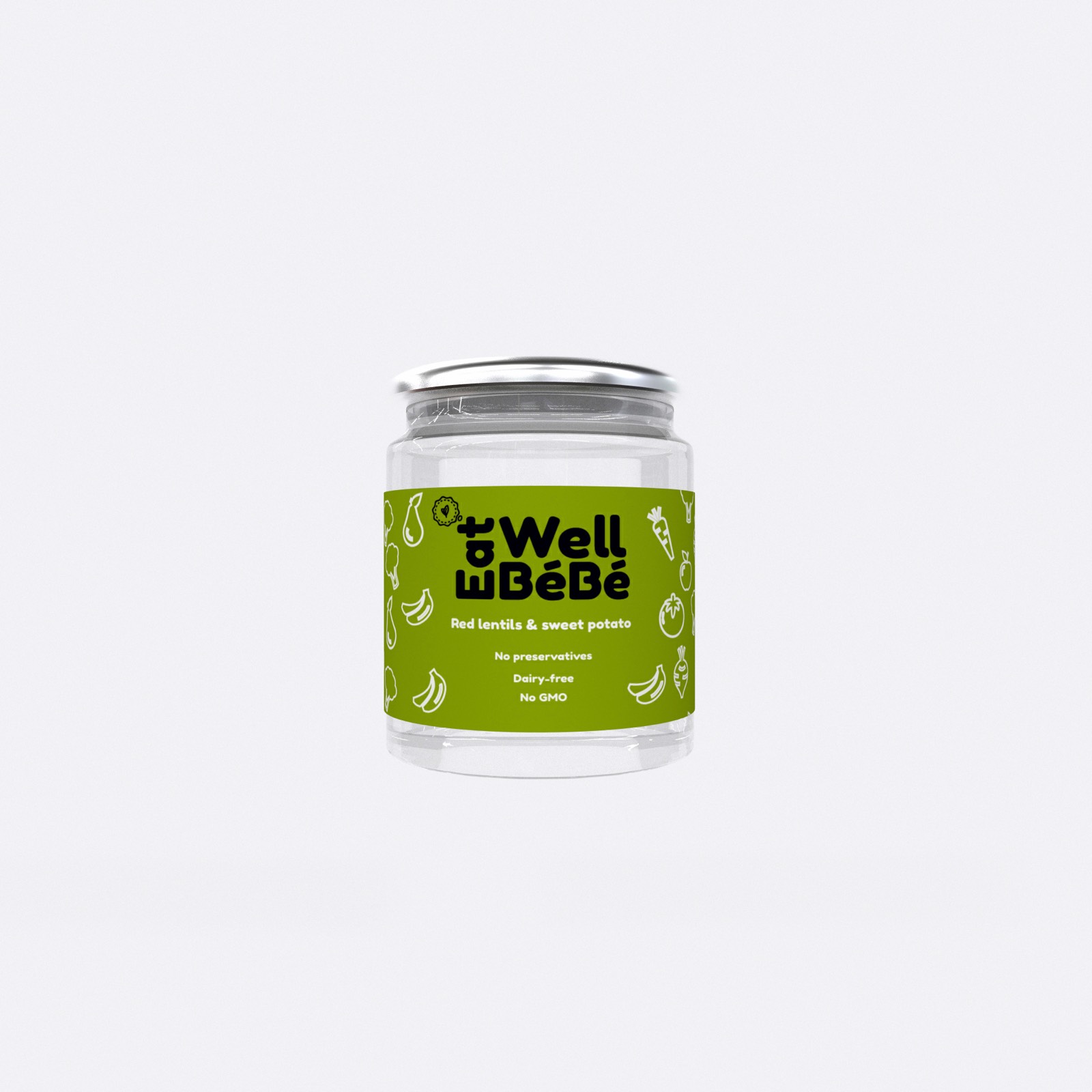 Eatwellbebe Jar - Red Lentils and Sweet Potato